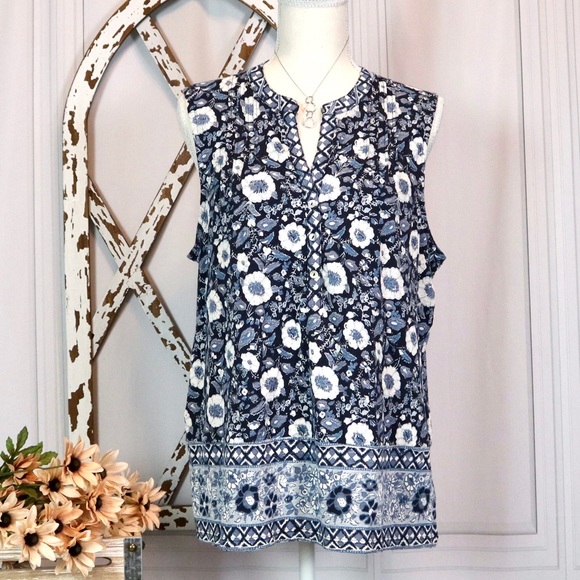 Lucky Brand. Sleeveless blouse. - Picture 1 of 5